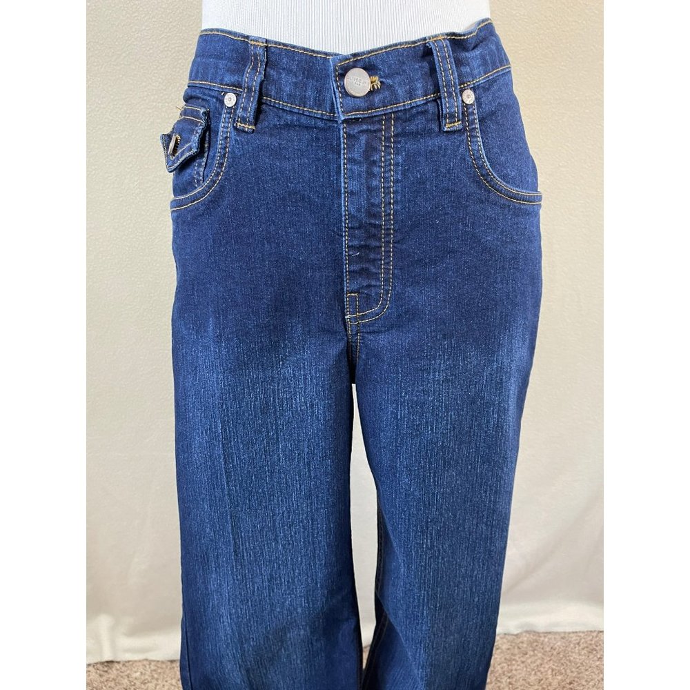 Oliveo Handmade Dark Wash Straight Leg Jeans